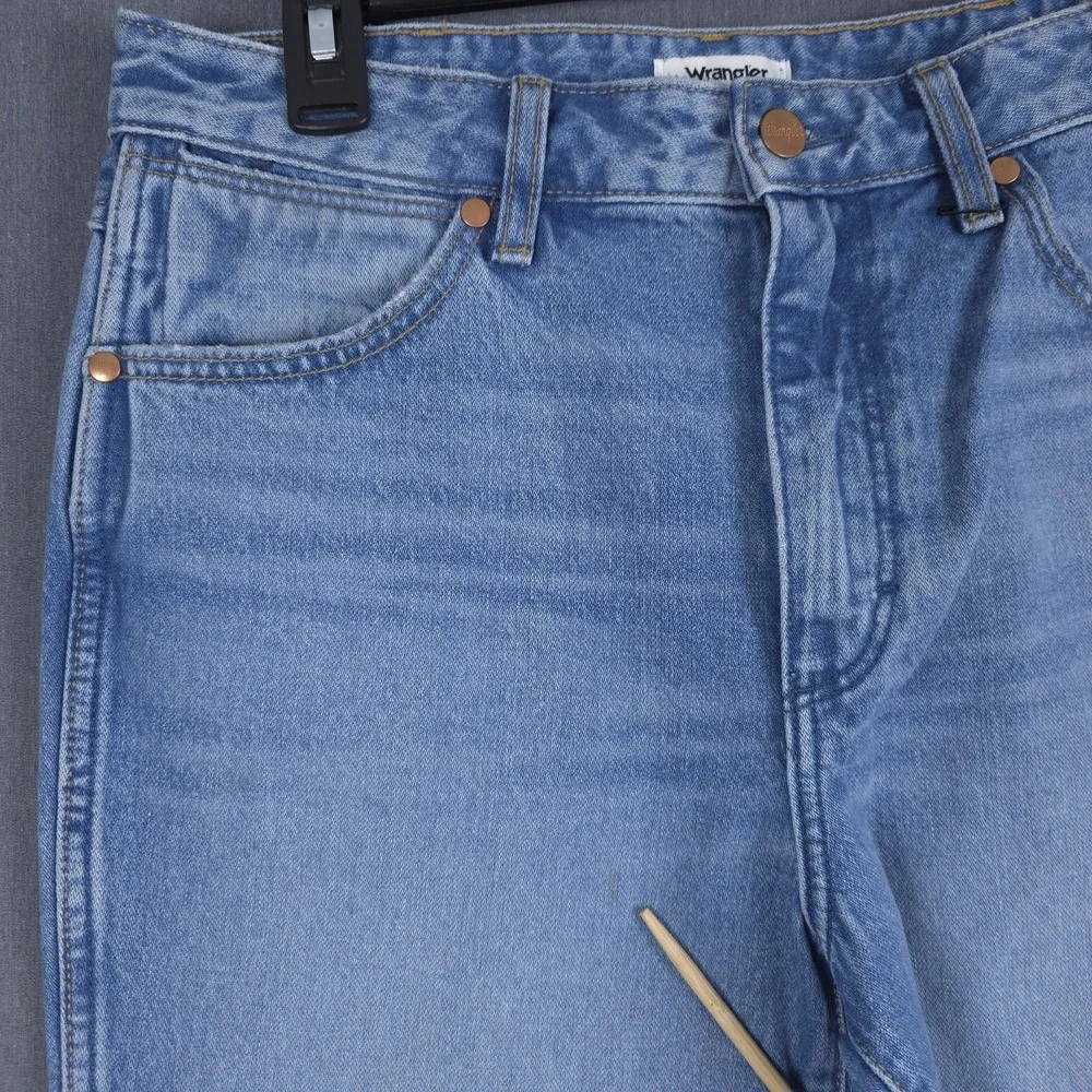 Wrangler Wanderer High Rise Flare Jeans Womens 29x30 (Fits 31x30) Wide Leg Denim - Picture 5 of 16